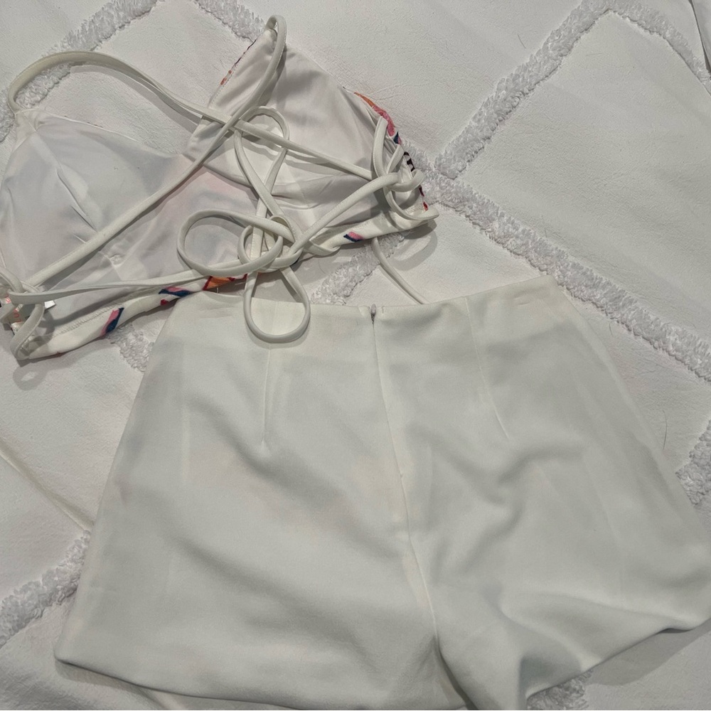 Colorful Embroidered Two-Piece Set - Picture 2 of 5